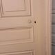 Haussmannian door 83x220 with old glazed transom frame 102x300 chassis