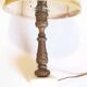 Small bronze foot lamp