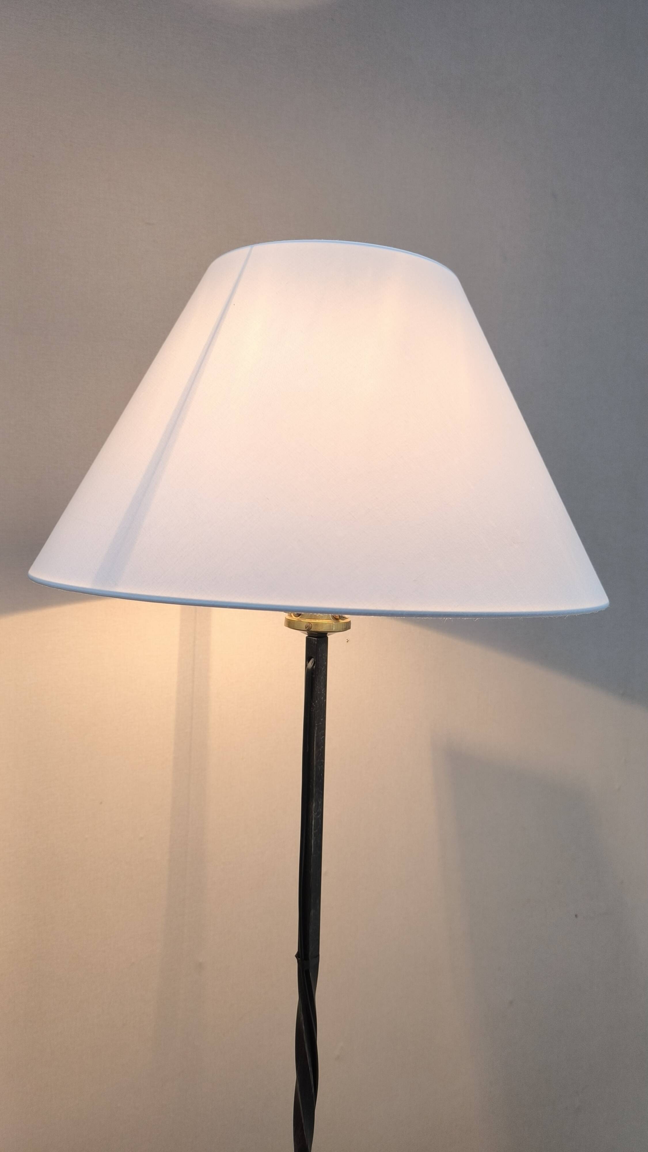 Wrought iron floor lamp 1950