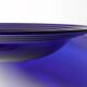 Glass Centerpiece Platter Forum Sapphire / Bormioli Rocco / Italy / 1980s