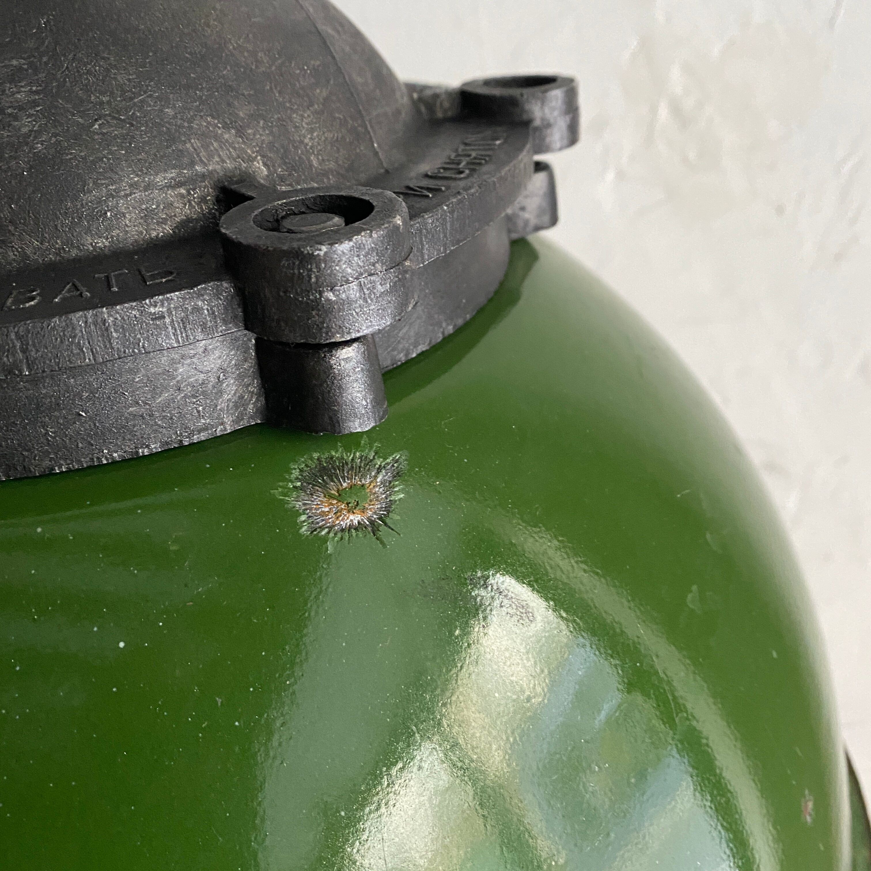 Old industrial hanging lamp