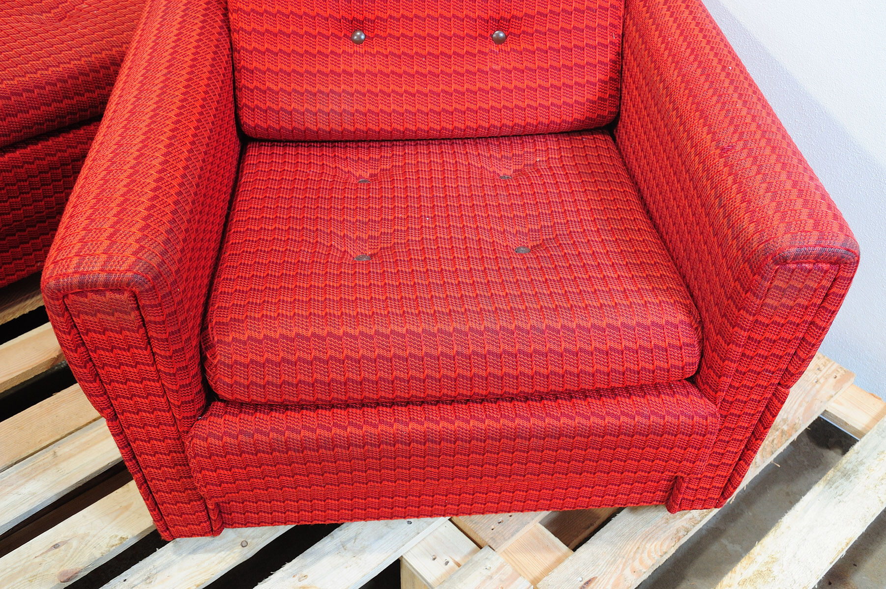 Ensemble de salon vintage bloc de l’Est, Tchécoslovaquie, années 1970