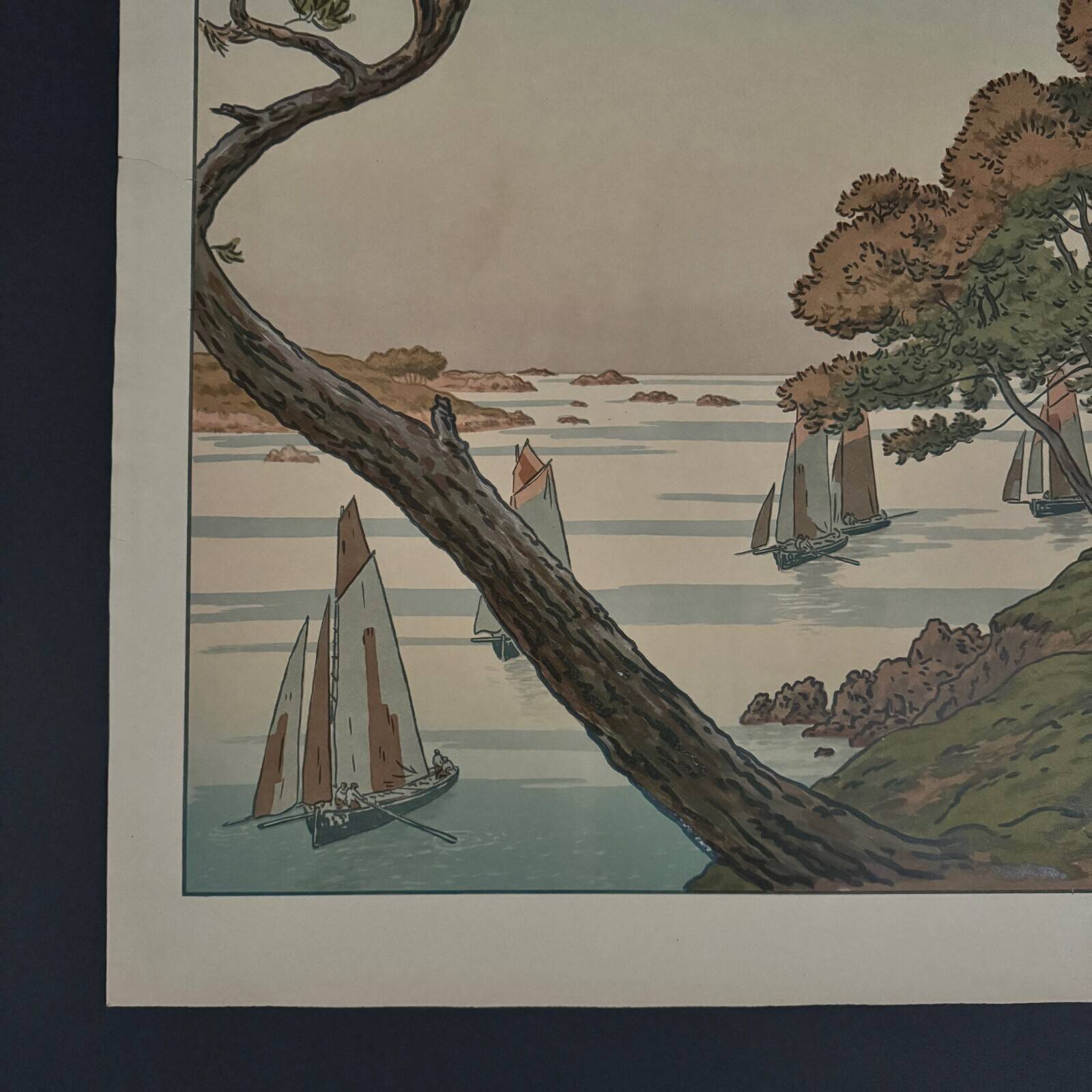 Lithograph by Henri Rivière Aspects of Nature - Summer Evening