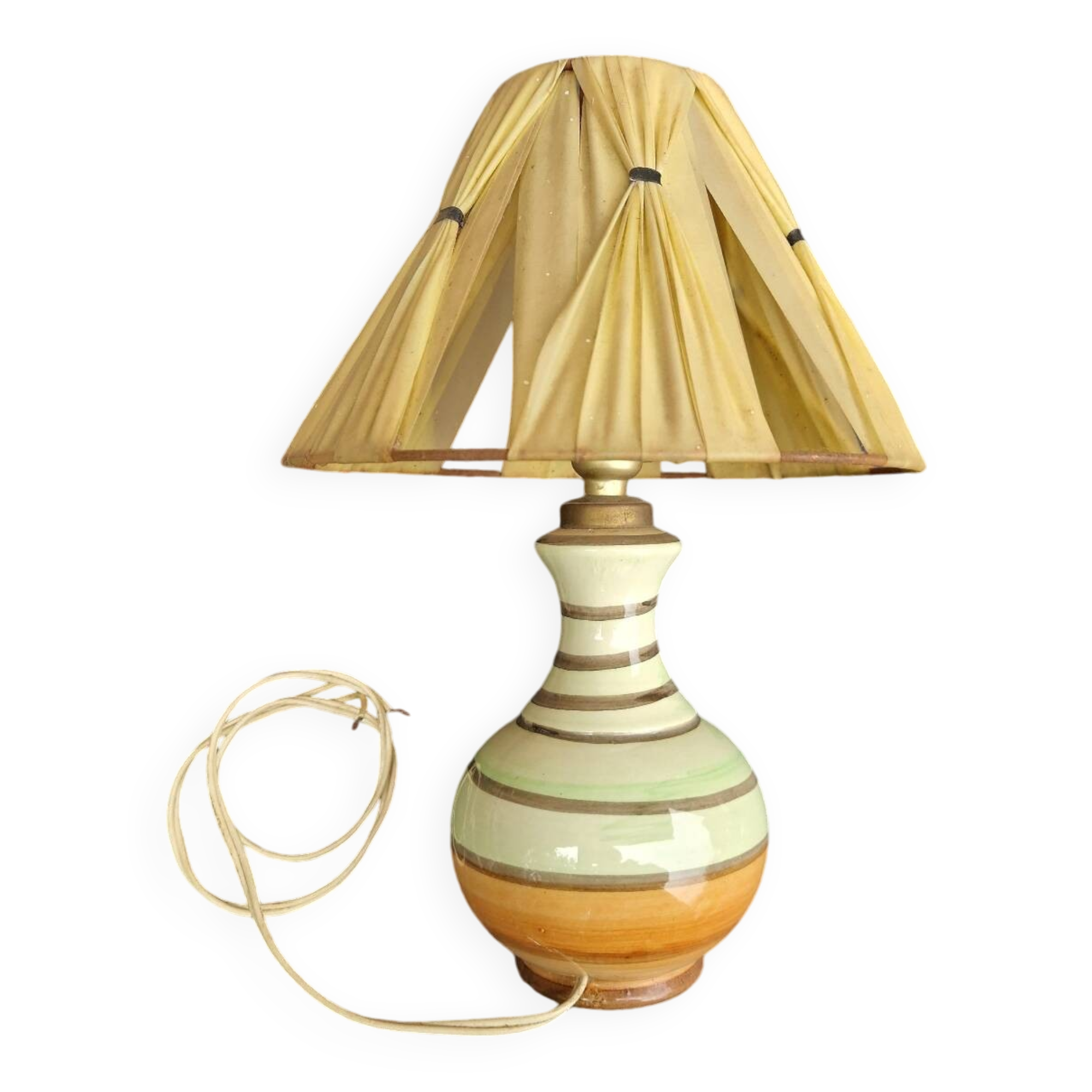Vintage ceramic bedside lamp