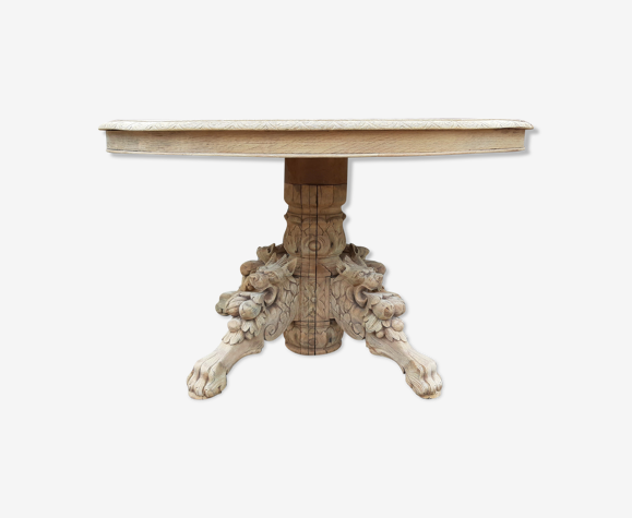 Table ovale en chêne