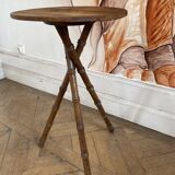 Wooden pedestal or saddle