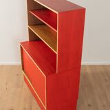 Buffet en placage de noyer rouge, années 1950