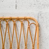 Vintage rattan headboard
