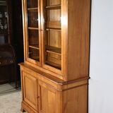 Small two-body library buffet in solid cherry wood – 1900
