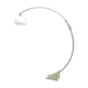 Arc lamppost - telescopic - travertine base -