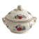 Sarreguemines Agreste soup tureen, antique French earthenware with lid.