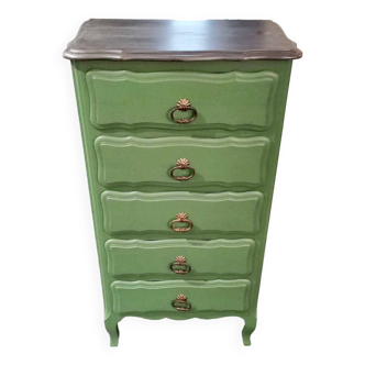 Vintage weekly chest of drawers
