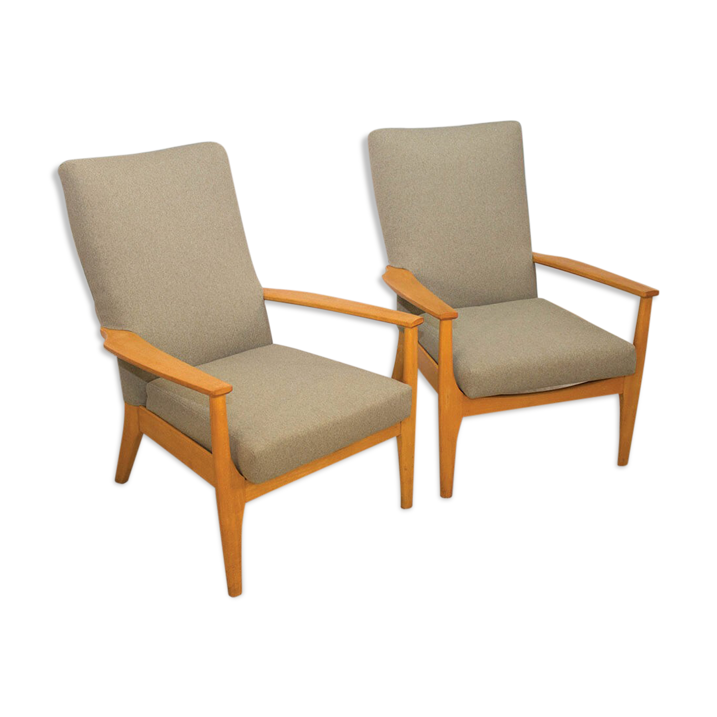 Pair of PK988 / 1023 English armchairs from Parker Knoll 1960s