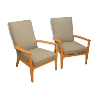 Pair of PK988 / 1023 English armchairs from Parker Knoll 1960s