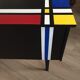 Mondrian modernist desk