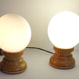Pair of bedside lamps