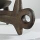 Unique vintage brutalist candlestick.