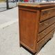 Old Art Deco chest of drawers 4 drawers and marble top