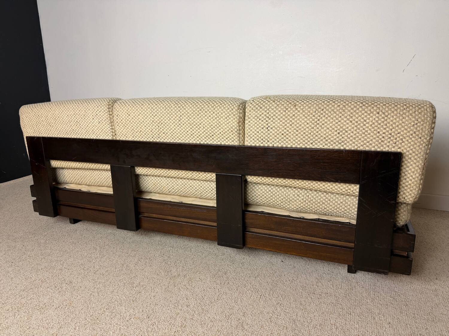 Brutalist 3-seater bench – Regain spirit – France, 1970s