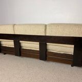 Brutalist 3-seater bench – Regain spirit – France, 1970s