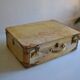 Vintage leather suitcase 1950 house Allemand-Arniaud in Marseille