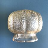 Suspension boule en verre moulé