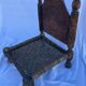 Traditional low Indian chair