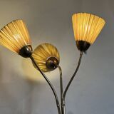 Vintage 1950s floor lamp with 3 flexible lights