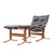 Lounge Chair and Ottoman by Ingmar Relling for Westnofa