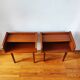Pair of vintage Scandinavian bedside tables from the 1960s