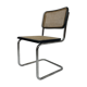 Chaise Cesca modèle b32 en chrome et noir par Marcel Breuer