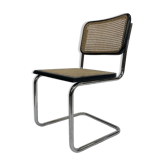 Cesca chair b32 model in chrome and black by Marcel Breuer