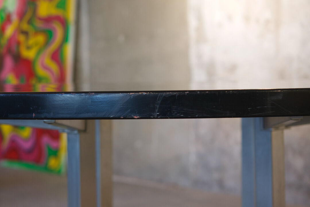 Large round conference table xxl design 1970'