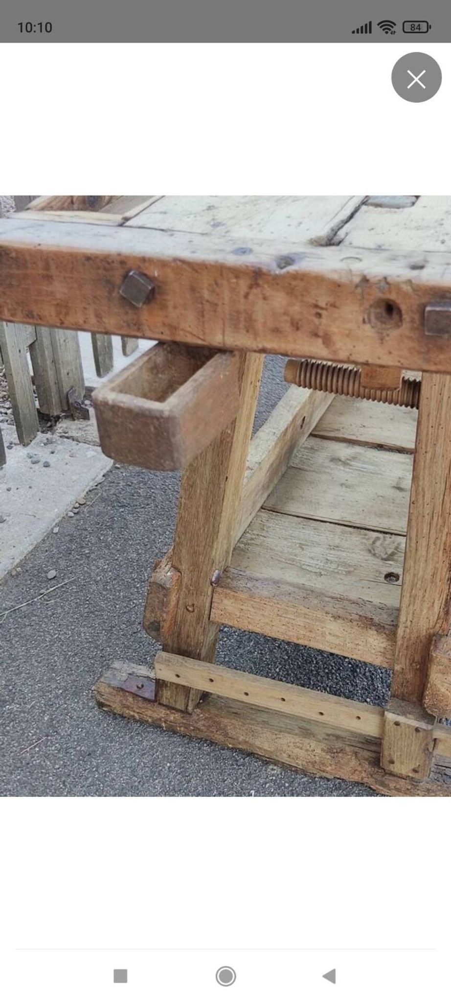 Small workshop bench