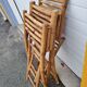 2 bamboo rattan stools from 1980