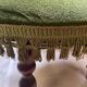 Chaise verte vintage en velours