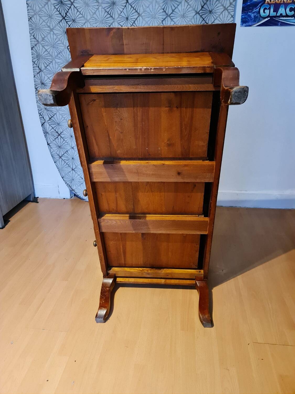 Antique solid wood coffee table