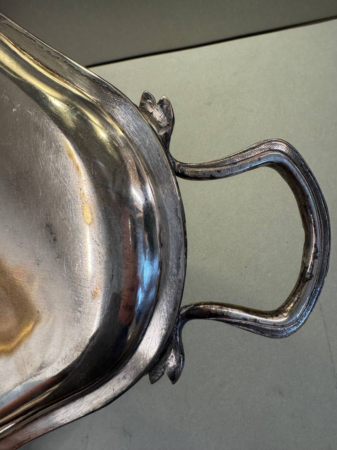Silver-plated serving dish – early 20th century