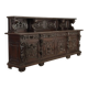 Buffet ancien néo-Renaissance en noyer, Italie, XIXe siècle