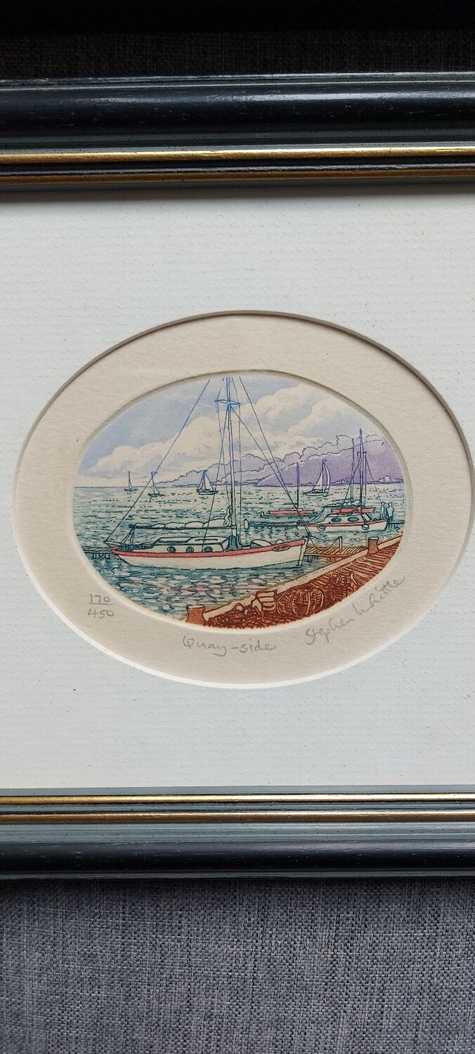 Pair of marine watercolors