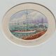Paire aquarelles marine