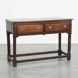 Antique English Oak Sideboard / Side Table from the Late 18th Century