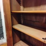 Louis Philippe bookcase in walnut