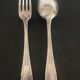 silver metal cutlery