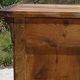 Antique Louis Philippe chest of drawers in solid walnut.