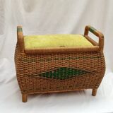 Playing box with two handles towards 1960s dimension: height -46.5cm- width -60cm-Pr-37