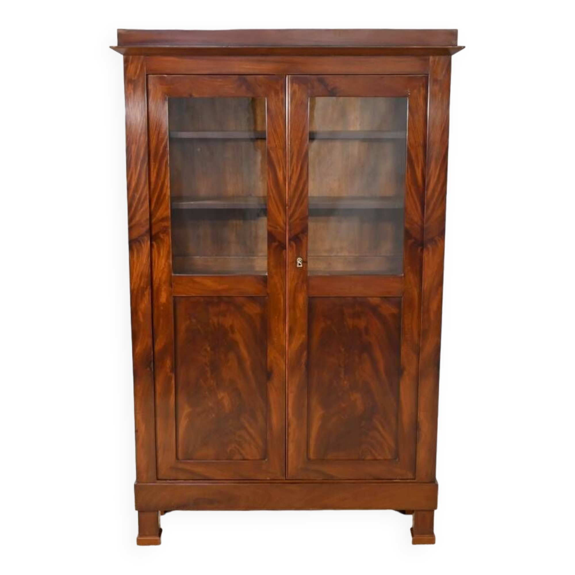 Small Mahogany Bookcase, Restoration Period – Early 19th Century