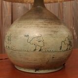 Jacques Blin ceramic lamp, bird model