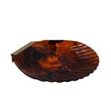 Hollywood regency shell shaped centerpiece, Italy 1970s