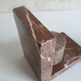 Pair of antique marble bookends